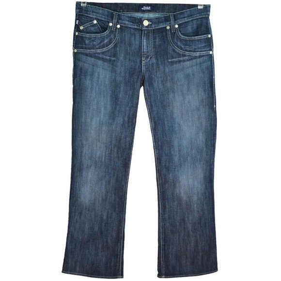 Rock & Republic Cobra Jeans Size 31 x 29 Dark Denim Embroidered Back Pockets - Picture 1 of 7